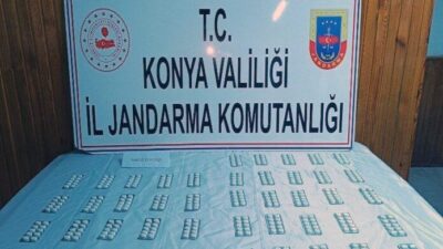 Konya’da Temmuz ayında gerçekleştirilen jandarma operasyonlarında önemli miktarda uyuşturucu madde