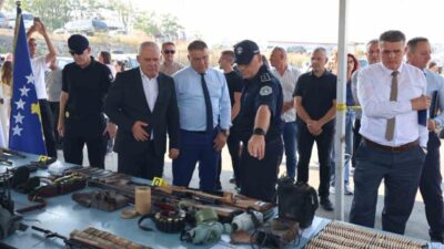 Kosova’nın Zubin Potok bölgesinde, Kosova Savaşı’na ait araştırmalar çerçevesinde yapılan
