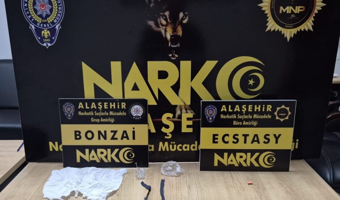 Alaşehir ilçesinde Manisa Emniyet Müdürlüğü Narkotik Suçlarla Mücadele Şube Müdürlüğü