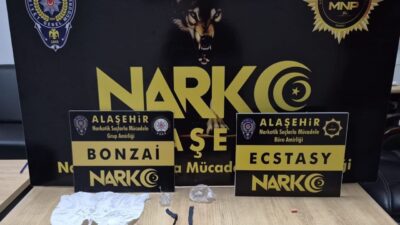 Alaşehir ilçesinde Manisa Emniyet Müdürlüğü Narkotik Suçlarla Mücadele Şube Müdürlüğü