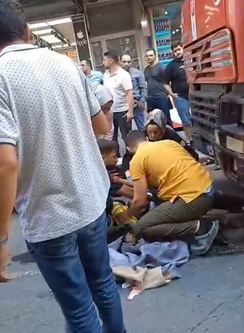 Küçükçekmece’de meydana gelen bir trafik kazasında, Gültepe Mahallesi Bağlar Caddesi’nde