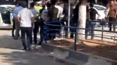 Siirt’in Kurtalan ilçesinde trafik denetimi sırasında polis ile vatandaşlar arasında