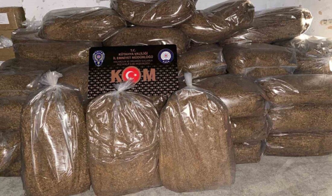 Kütahya İl Emniyet Müdürlüğüne bağlı Kaçakçılık ve Organize Suçlarla Mücadele