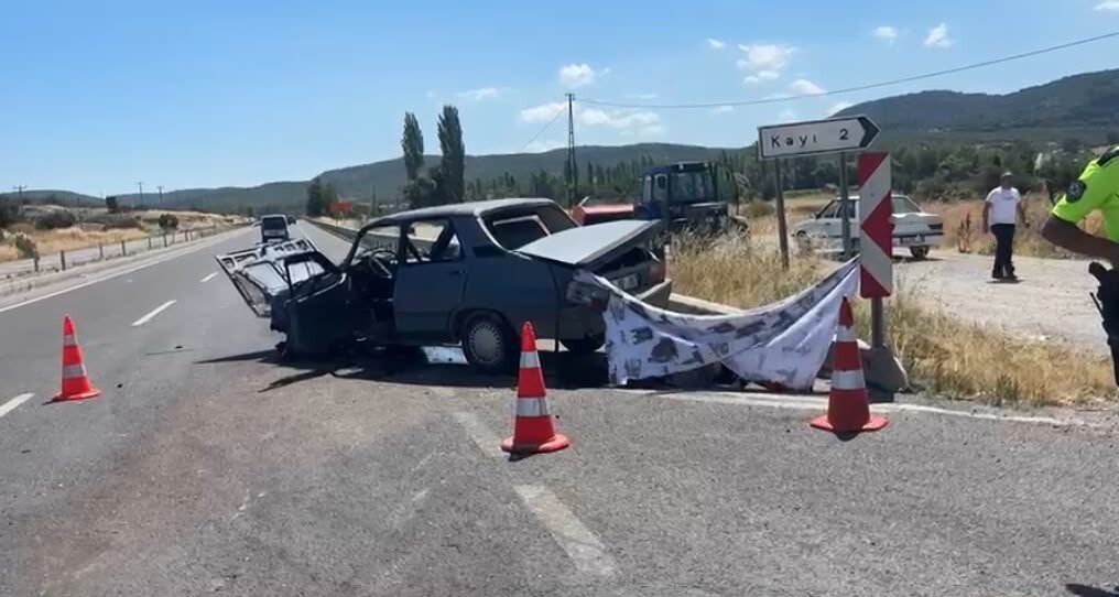 Kütahya’nın Tavşanlı ilçesinde meydana gelen trafik kazasında 1 kişi hayatını