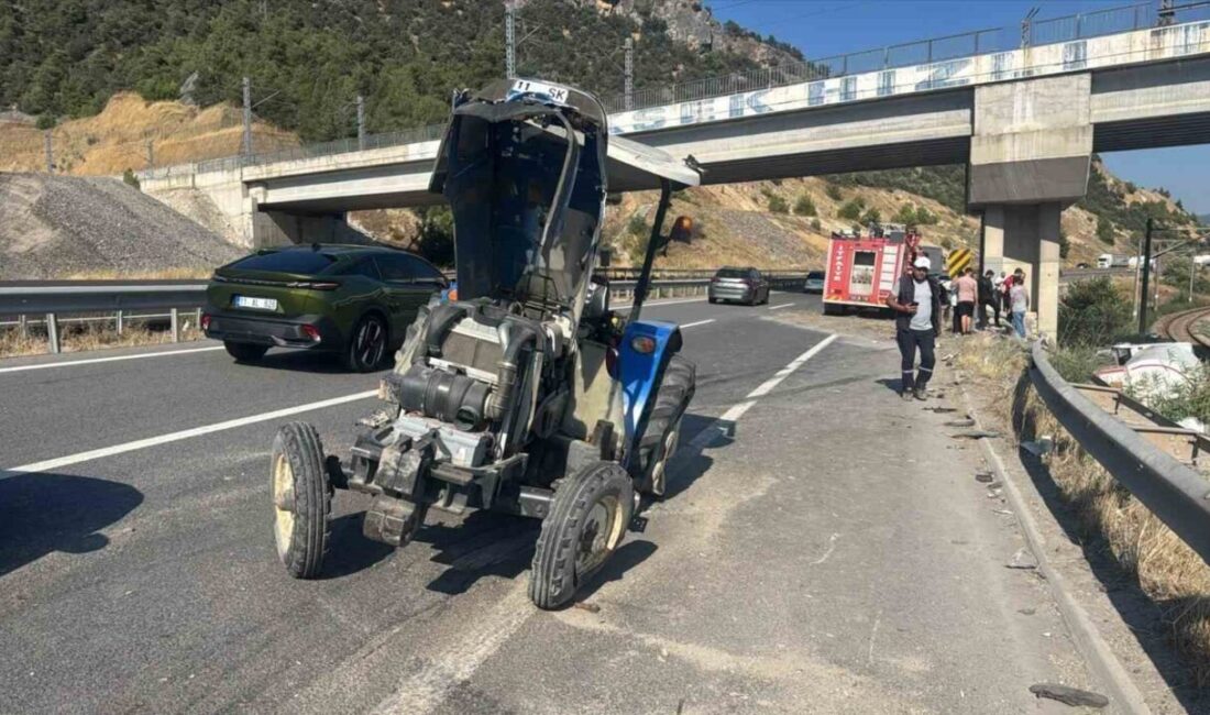 Bilecik’te meydana gelen trafik kazasında, bir LPG tankeri ile bir