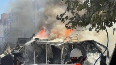 Malatya’nın Battalgazi ilçesinde bulunan Fuzulü Caddesi’ndeki konteyner kentte büyük çaplı