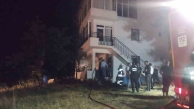 Malatya’da Sarıhacı Mahallesi’nde bulunan iki katlı müstakil bir evde meydana