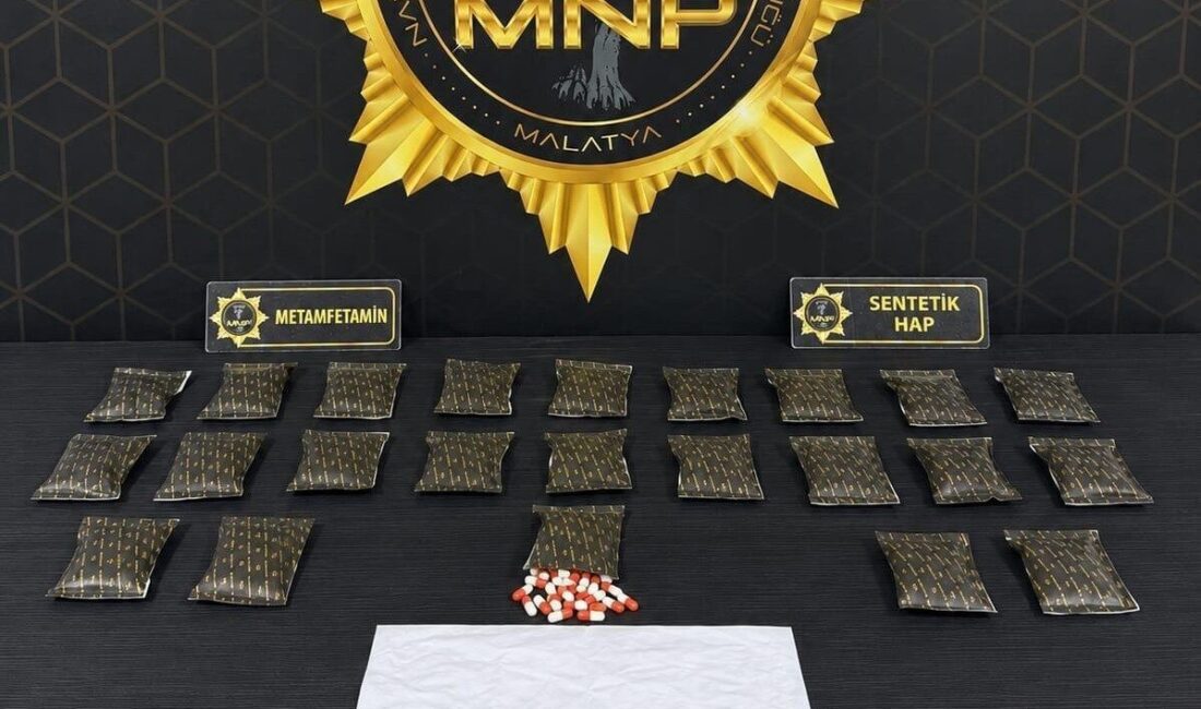 Malatya’da narkotik ekipleri tarafından gerçekleştirilen bir operasyonda, sokak satıcıları hedef