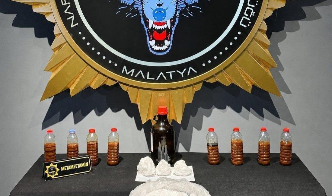 Malatya’da, şehre uyuşturucu getiren kişilere yönelik gerçekleştirilen operasyonda önemli miktarda