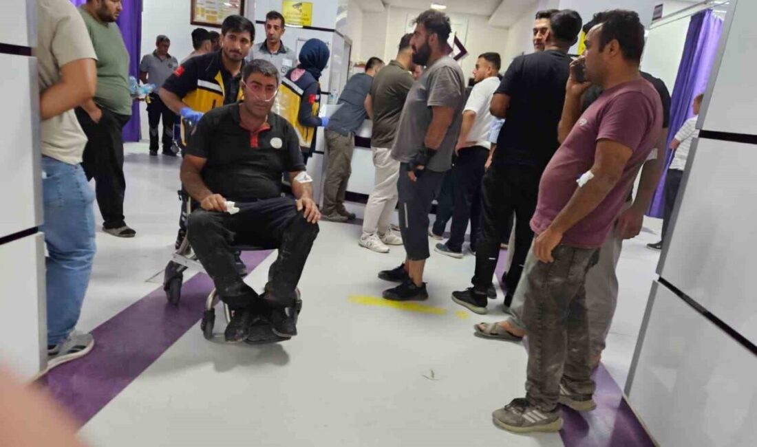 Darende ilçesine bağlı Yeşiltaş Mahallesi’nde meydana gelen yangında dumandan etkilenen
