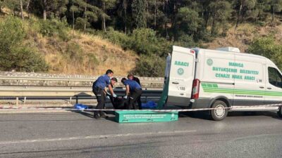 Manisa’da meydana gelen bir trafik kazasında motosiklet sürücüsü hayatını kaybetti