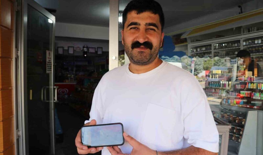 Sivas’ta bir bakkalın önünden gece saatlerinde bir kişi tarafından çalınan
