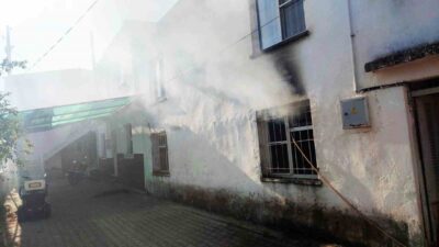 Muğla ilinin Menteşe ilçesine bağlı Yerkesik Mahallesi’nde meydana gelen yangında