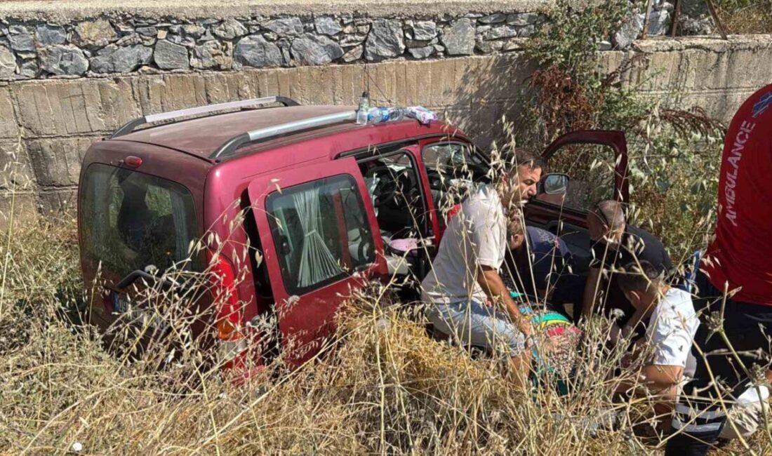 Muğla’nın Menteşe ilçesinde meydana gelen trafik kazasında, ticari bir aracın