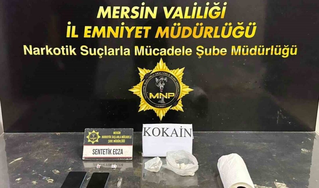 Mersin ilinde sokak satıcılarına yönelik düzenlenen uyuşturucu operasyonunda 5 şüpheli