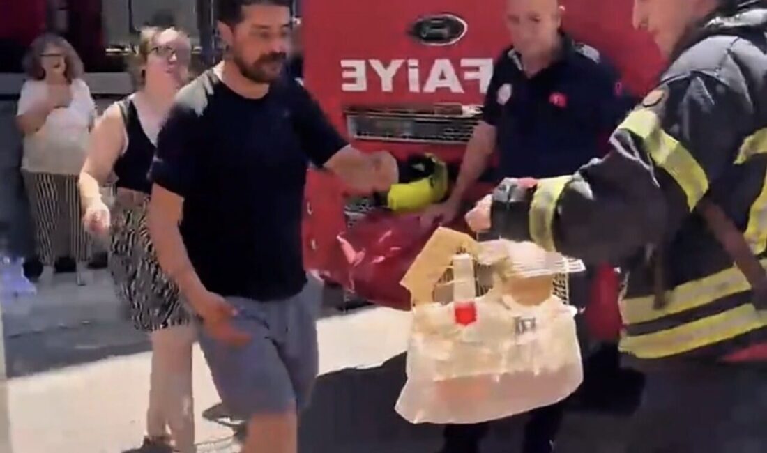 Mersin’de bulunan bir apartman dairesinde çıkan yangın, hızlı bir şekilde