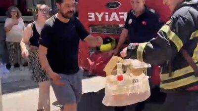 Mersin’de bulunan bir apartman dairesinde çıkan yangın, hızlı bir şekilde