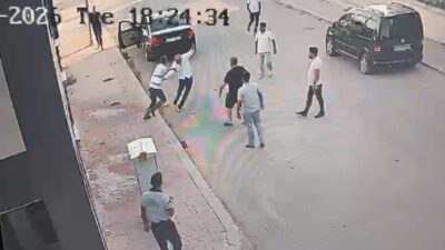 Gaziantep Milletvekili Melih Meriç’in bıçaklanma anına ait güvenlik kamerası görüntüleri