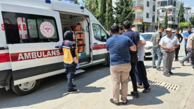Adıyaman’da meydana gelen bir kazada, minibüs ile motosiklet çarpıştı ve