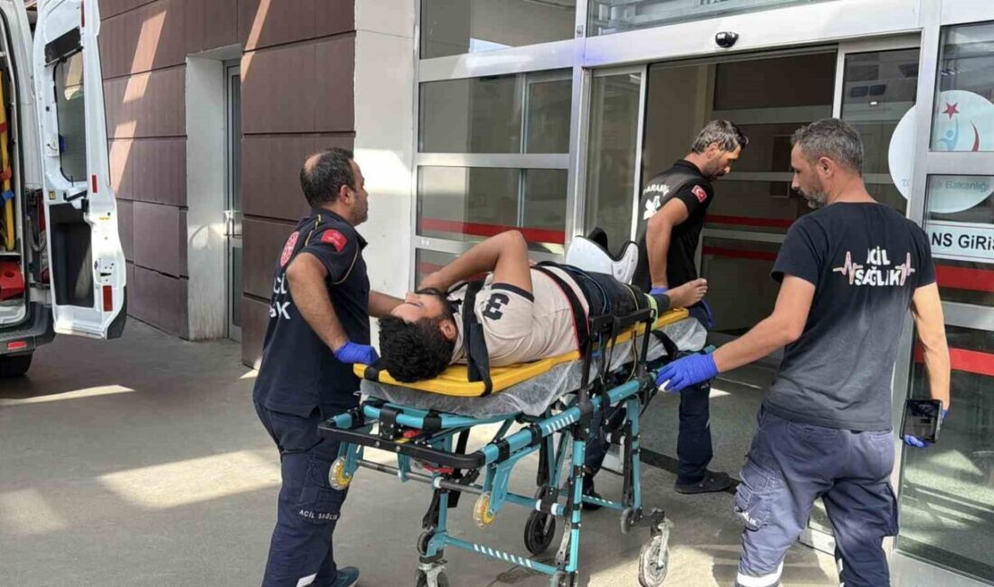 Adıyaman’da meydana gelen bir trafik kazasında, bir kişi motosiklet kazası
