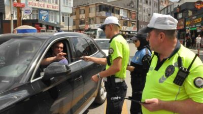 Keşan ilçesinde bulunan İlçe Emniyet Müdürlüğü ekipleri, Alparslan Türkeş Meydanı’nda