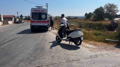 Tavşanlı ilçesinde meydana gelen trafik kazasında bir motosiklet sürücüsü yaralandı.