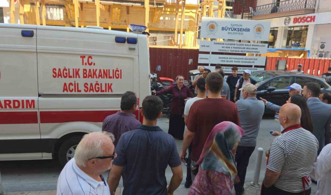 Samsun’da bir motokuryenin kullandığı motosikletin çarptığı ve yaralanan 5 yaşındaki