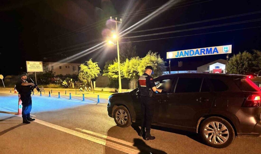 Muğla İl Jandarma Komutanlığı tarafından 24-30 Ağustos tarihleri arasında yapılan