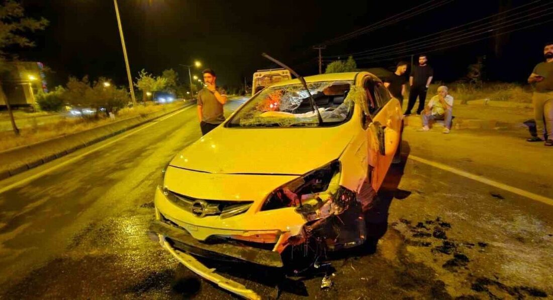 Muş-Bitlis karayolunda bir otomobilin sürücüsünün kontrolünü kaybetmesi sonucu meydana gelen