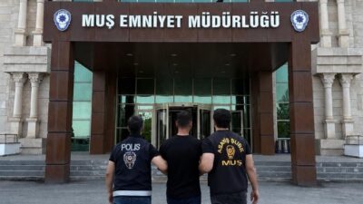 Muş’ta, 10 yıl kesinleşmiş hapis cezası bulunan ve ayrıca “hükümlü
