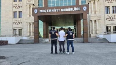 Muş’ta bir hükümlü, çeşitli suçlardan toplam 3 yıl 9 ay
