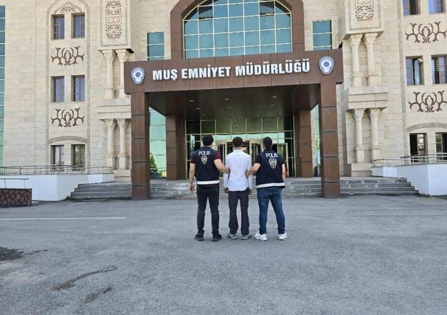 Muş’ta bir hükümlü, çeşitli suçlardan toplam 3 yıl 9 ay