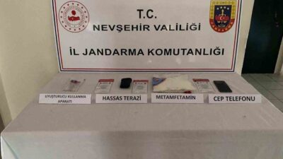 Nevşehir’in Avanos ilçesinde jandarma ekipleri tarafından gerçekleştirilen operasyonda narkotik köpeği