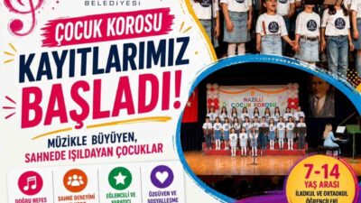 Nazilli Belediyesi, çocukların müzikle buluşarak yeteneklerini keşfetmelerine ve sosyal gelişimlerine