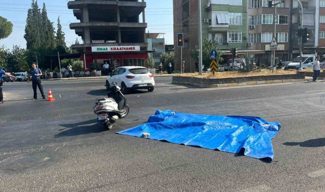 Nazilli ilçesinde meydana gelen bir trafik kazasında, trafik ışıklarına uymadığı