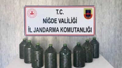Niğde’nin Bor ilçesinde jandarma ekipleri tarafından düzenlenen operasyonda, kaçak veya