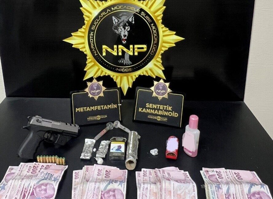 Niğde ilinde gerçekleştirilen operasyonlarda, polis ekipleri tarafından uyuşturucu ticareti, bulundurma