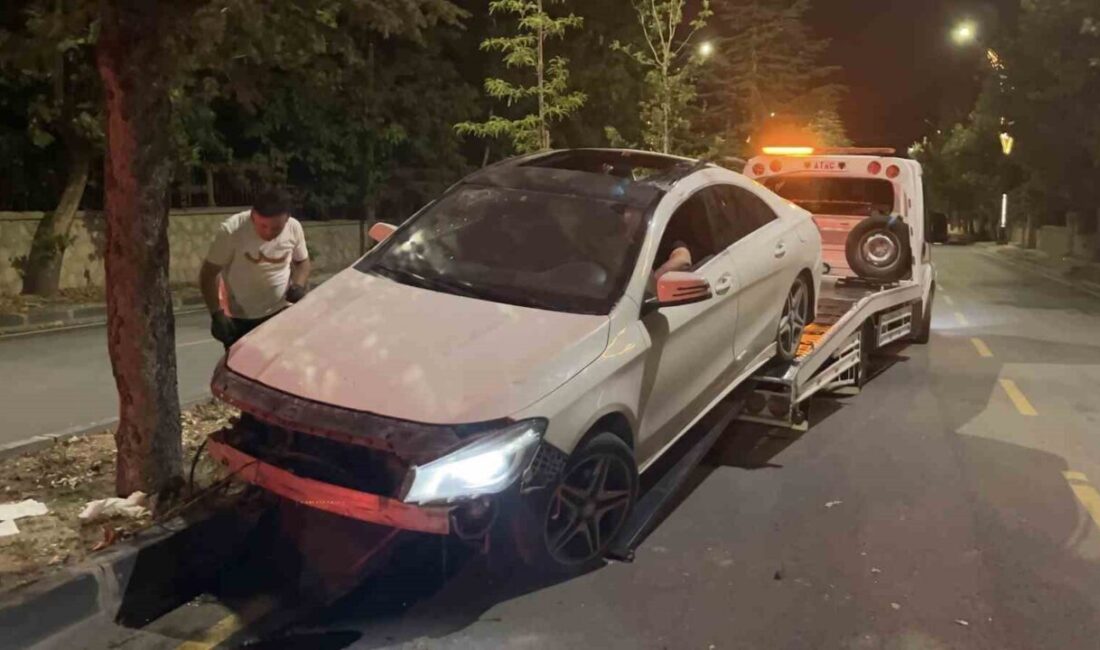 Niğde ilinde meydana gelen bir trafik kazasında, bir aracın kontrolünü