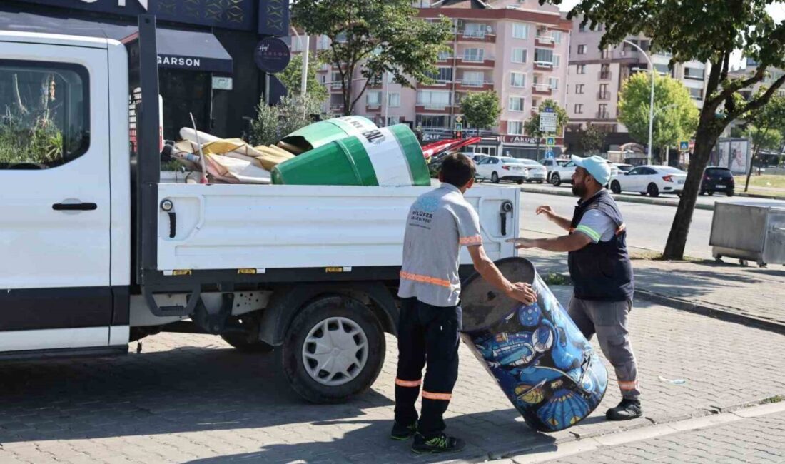 Nilüfer Belediyesi, ilçede bulunan yaya, bisiklet ve engelli yollarını işgal