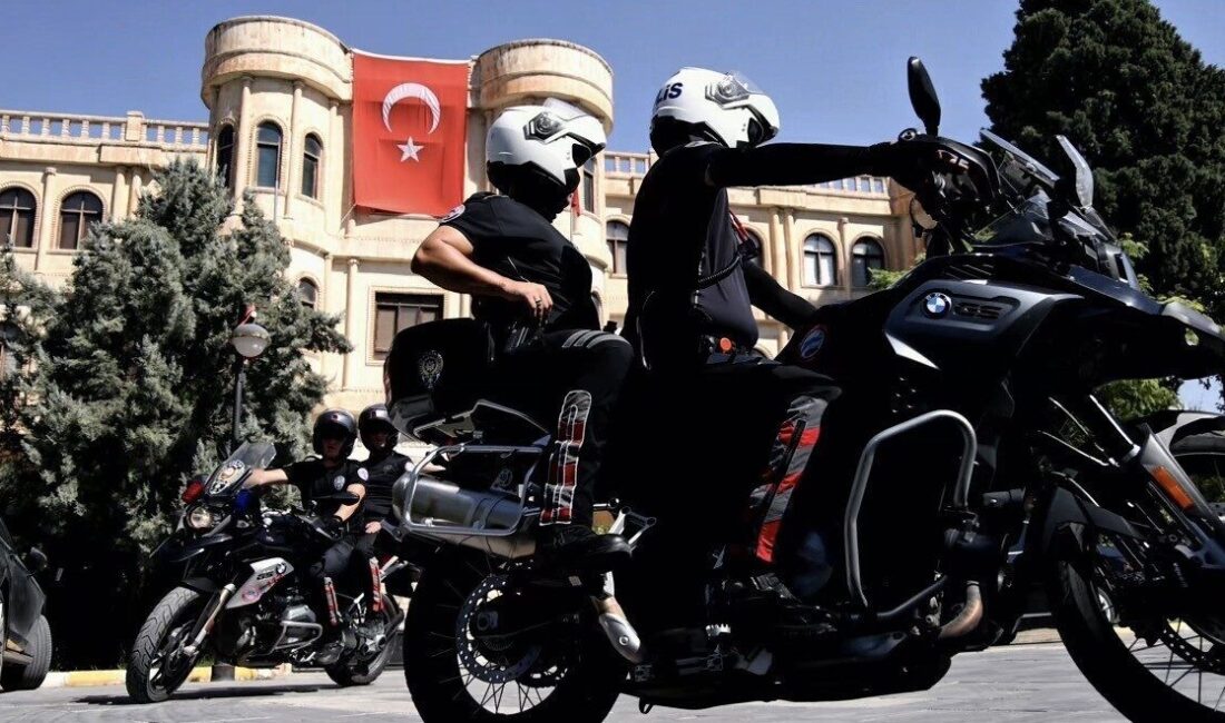 Mardin İl Emniyet Müdürlüğü, Nusaybin ilçesinde faaliyet gösteren motosikletli polis