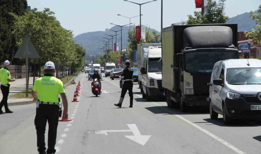 Ordu’da trafik ekipleri tarafından son bir hafta içerisinde gerçekleştirilen denetimlerde