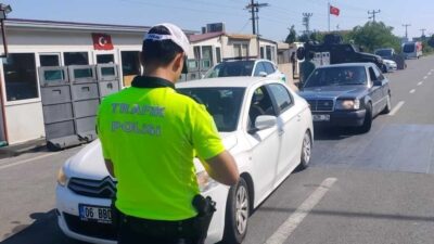 Ordu’da trafik ekipleri tarafından son bir hafta içerisinde gerçekleştirilen denetimlerde