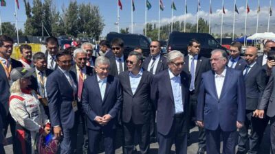 Kırgızistan Devlet Başkanı Sadır Caparov’un ev sahipliğinde gerçekleşen Uluslararası Motorlu