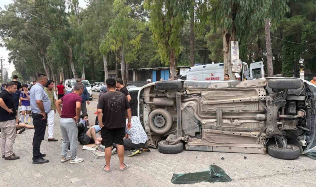 Osmaniye’nin Düziçi ilçesinde meydana gelen bir trafik kazasında, hafif ticari