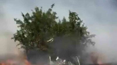 Safranbolu ilçesine bağlı Ismetpaşa Mahallesi’nde, boş bir arazide meydana gelen