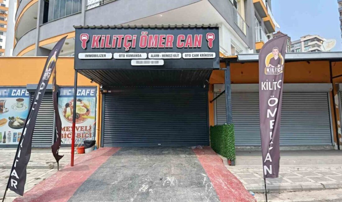Adana’da bir oto kilit tamiri iş yerinde gerçekleşen olayda, iş