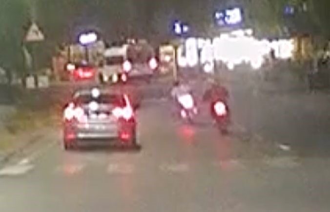 Eskişehir’de, Çevre Yolu Batıkent mevkisinde meydana gelen bir olayda, otomobil