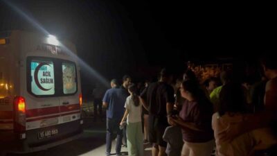 Burdur’da meydana gelen trafik kazasında, bir otomobil ile bisikletin çarpışması