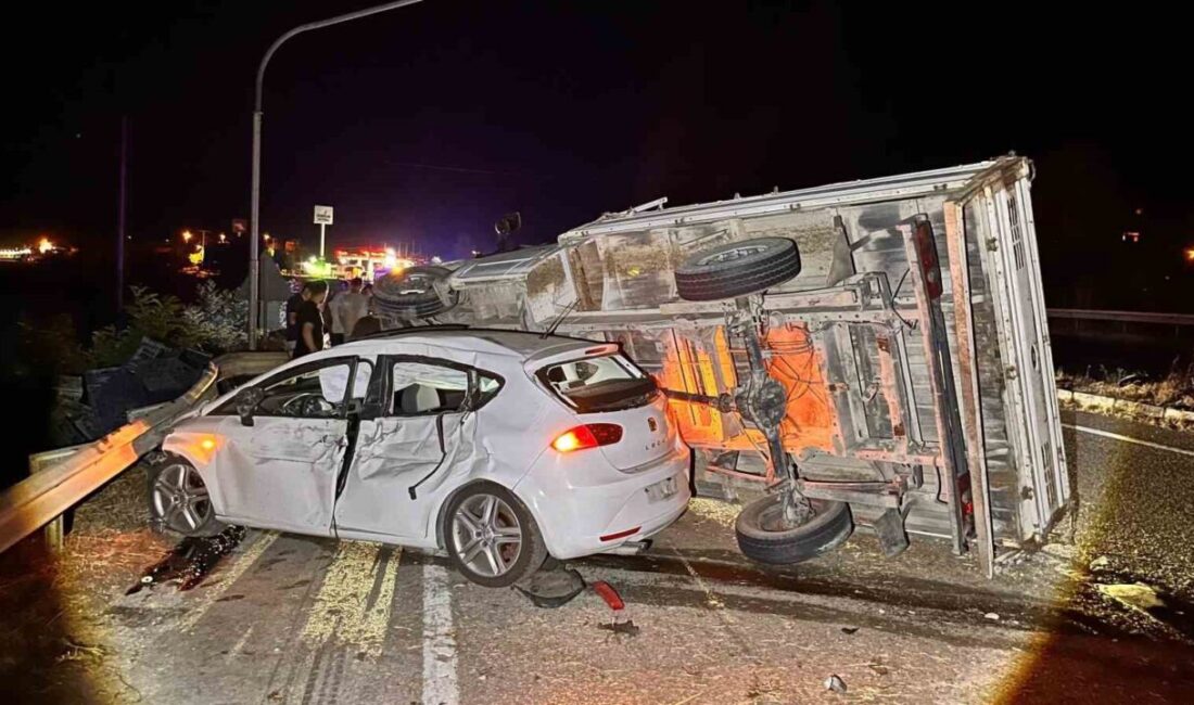 Manisa’nın Kula ilçesinde yolcu kamyonetiyle otomobil çarpıştı. Otomobil sürücüsü yaralandı.