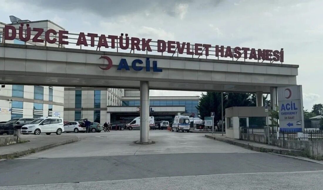 Düzce’de meydana gelen trafik kazasında, seyir halindeki bir kamyona arkadan